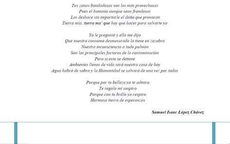 Poema A La Madre Tierra Samuel López Yo 1er Lugar ~ Lectura Que