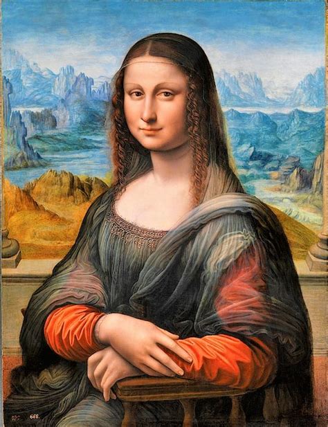 Digital Restored Edition Mona Lisa By Leonardo Da Vinci In Mona Lisa Renaissance Art