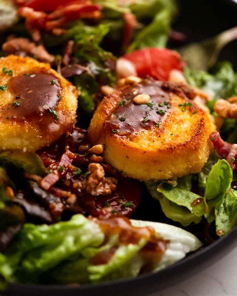 Warm French Goats Cheese Salad Salade De Chêvre Chaud Recipetin Eats