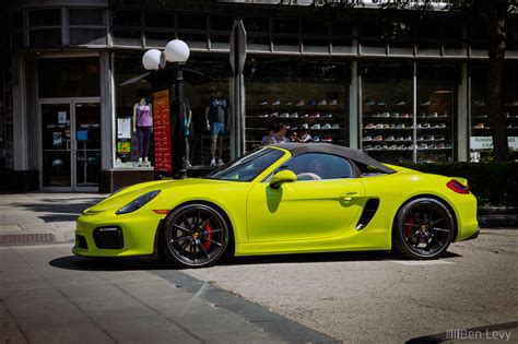 Neon Green Porsche Spyder BenLevy Com