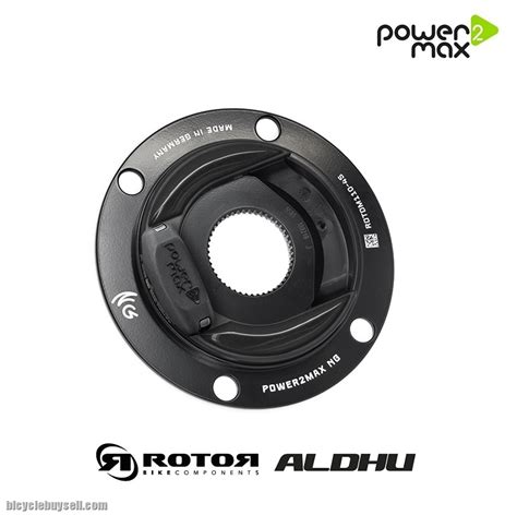 Power 2 Max NGeco Spider SHIMANO ROTOR ALDHU BCD110 Cycling Power Meter