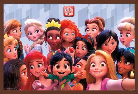Disney Wreck It Ralph Ralph Breaks The Internet Princess Poster