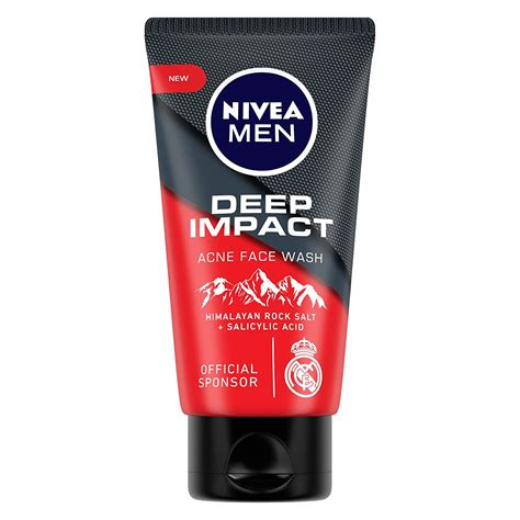 Nivea Men Facewash Deep Impact Acne With Himalayan Rock Salt 50 Gm