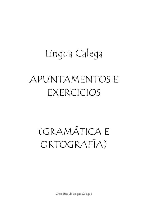 Apuntes Gramatica Gramática Apuntes De Lengua Apuntes