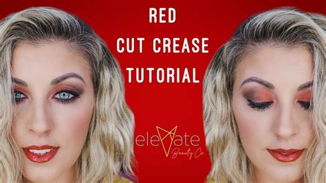 Red Cut Crease Tutorial 🌟 Hooded Eye Using Shadowsense Best Of