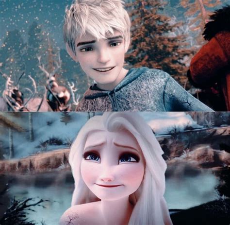 Jelsa Elsa And Jack Frost Frozen 2 Rotg By Midnighttree Jelsa