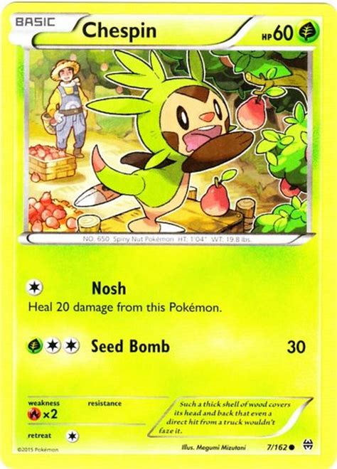 Check spelling or type a new query. Pokemon X Y BREAKthrough Single Card Common Chespin 7 - ToyWiz