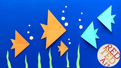 Easy Origami Fish Diy Easy Origami For Kids Very Easy Summer