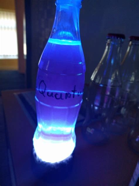 A simple design of the legendary nuka cola bottle. What to do with a spare coke bottle. Fallout nuka cola quantum light. DIY gamer stuff. | Fallout ...