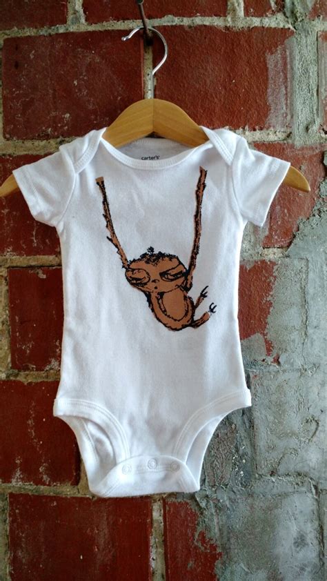 Cute Baby Onesie Sloth Baby Clothing Sloth Baby T Sloth Etsy
