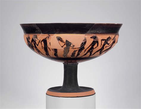 Drinking Cup Kylix Depicting Herakles Fighting Acheloos Museum Of