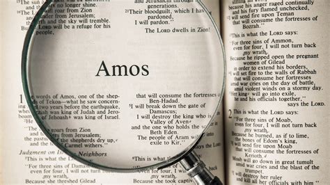 What Is The Book Of Amos About