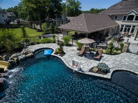 Livingston NJ Custom Inground Swimming Pool Design Construction