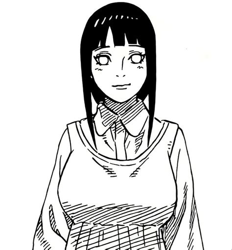Special Illustration Hinata Hyuga Naruhina Boruto Anime Naruto