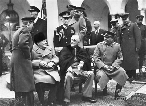Churchill Fdr And Stalin By Bettmann