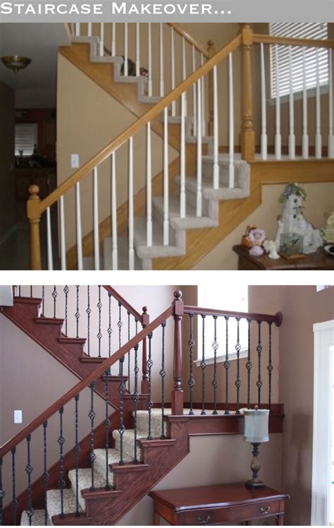 The Yellow Cape Cod Staircase Makeover Before And After Diy Staircase