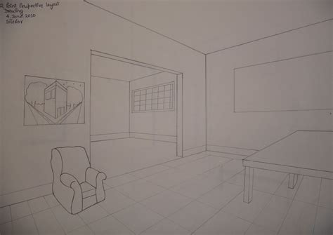 Art And Animation 2 Point Perspective Layout Drawings