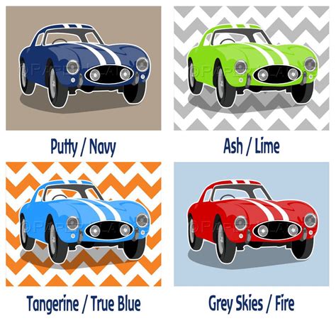 Maybe you would like to learn more about one of these? Children's art - Vintage sports car Ferrari drawing - pick your colors - boys nursery art ...