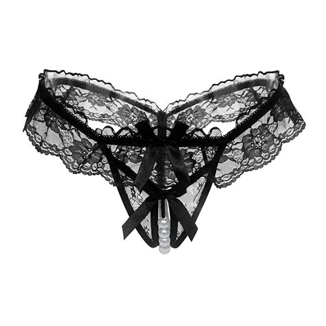 Plus Size Open Crotch Sex Panties Lace Crotchless Women Thongs And G