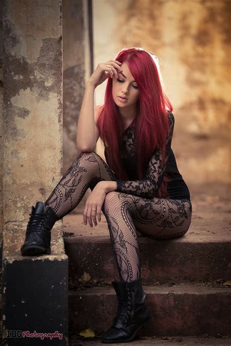 Pin By Justgael On Redheads Goth Beauty Girl Gothic Beauty