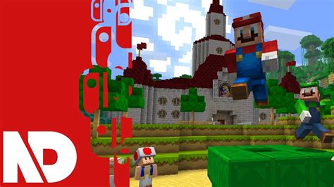 Minecraft Switch Edition Super Mario Mash Up Pack Footage Youtube