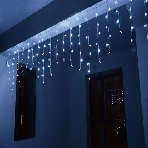 Kmashi Led Curtain Icicle String Lights For Holiday Lights Led Fairy