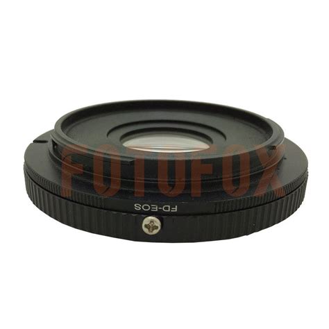 fd eos canon fd mount lens to canon eos ef with glass adapter focus to infinity ebay