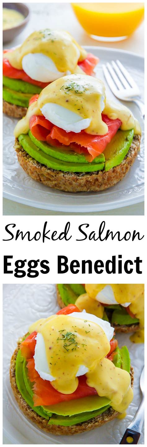 Part of breakfast & brunch. Smoked Salmon and Avocado Eggs Benedict | Recipe | Salmon recipes, Avocado eggs benedict, Brunch ...