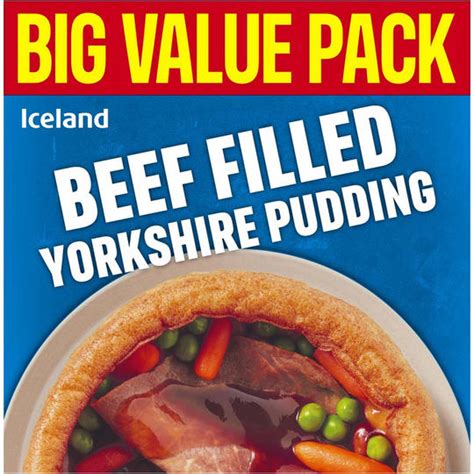 Iceland Beef Filled Yorkshire Pudding 320g Traditional Iceland Foods