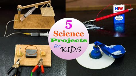 5 School Science Projects For Students Youtube