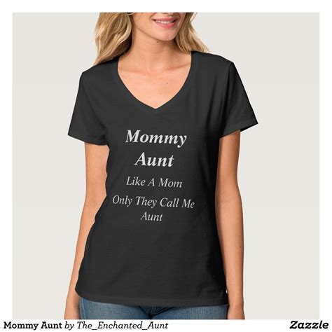 mommy aunt t shirt ladies tee shirts womens basic shirts