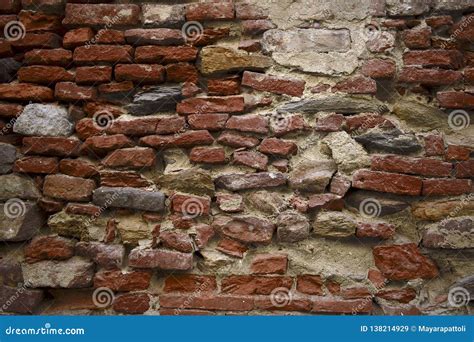 Ancient Wall Texture Of Clay Bricks Stock Image Image Of Parts Clay