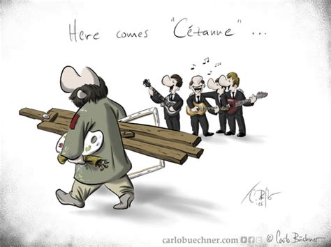 Here Comes Cezanne By Carlo Büchner Media And Culture Cartoon Toonpool