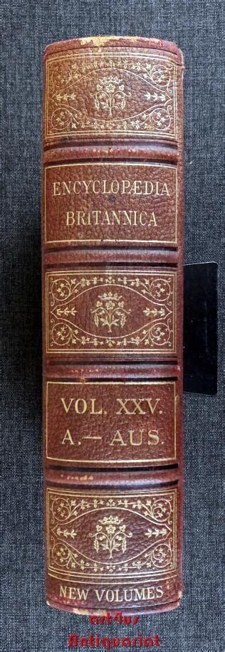 The New Volumes Of The Encyclopaedia Britannica Volume Xxv A Aus