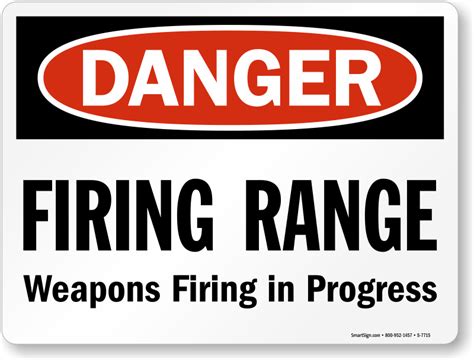Gun Safety Signs Shooting Range Gun Safety Signs