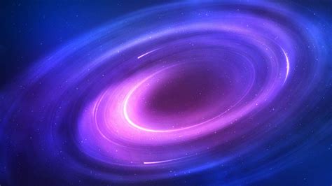 Glistening Galaxy With Purple Spiral On Blue Sky Hd Galaxy Wallpapers