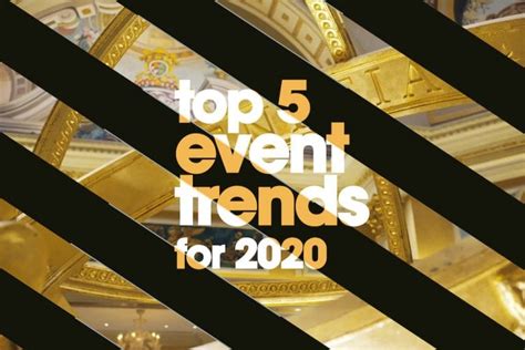 Video Top Five Event Trends For 2020
