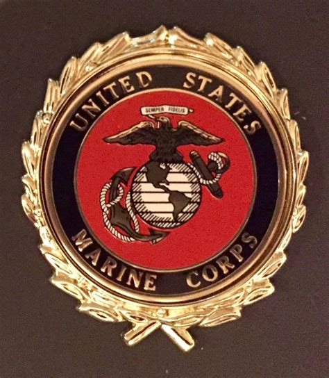 Usmc Military United States Marine Corps Emblem Insignia Etsy