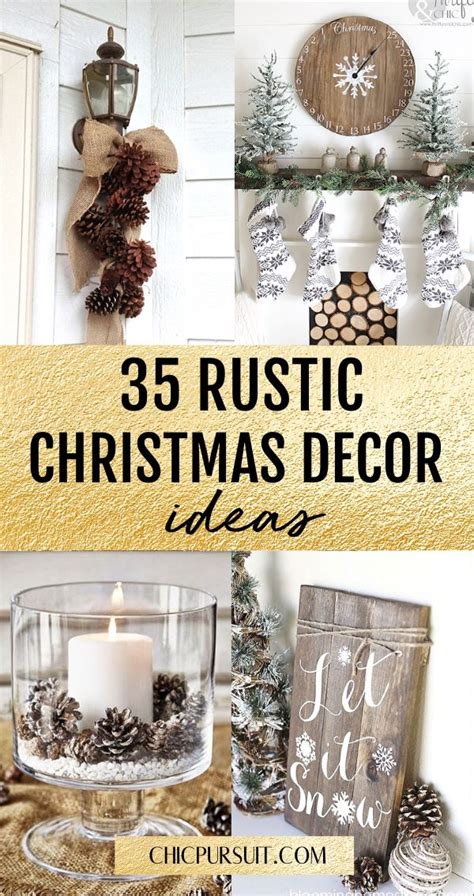 40 Easy Rustic Christmas Decor Ideas That You Need In Your Home