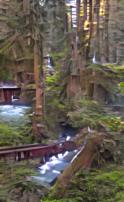 Sol Duc Valley Behind Sol Duc Falls For The First Time Yesterday R