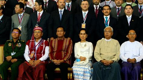 Myanmar Government Ethnic Rebels Begin Peace Talks