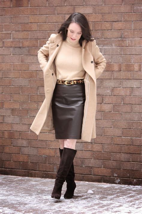 Best Of 2014 Lookbook Leather Skirt Brown Leather Skirt Skirts With