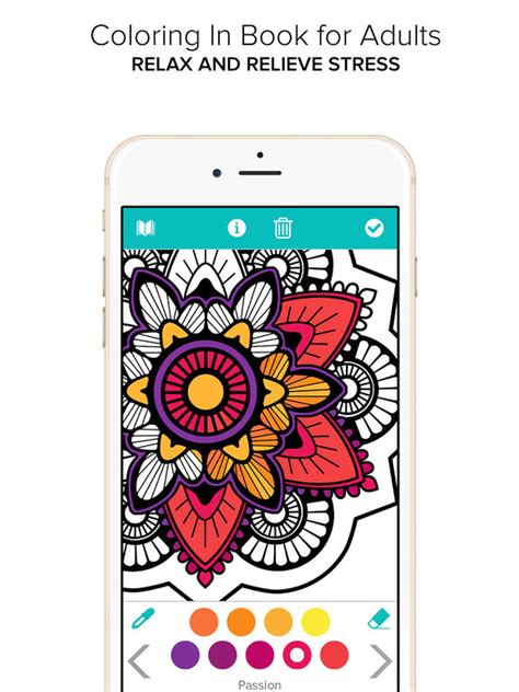 App Shopper Coloring Book For Adults Color Mandala Books Effy Moom Free Coloring Picture wallpaper give a chance to color on the wall without getting in trouble! Fill the walls of your home or office with stress-relieving [effymoom.blogspot.com]