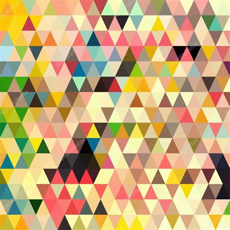 Abstract Geometric Triangle Seamless Pattern — Stock Vector © Hobonski