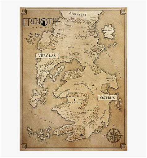 Fantasy Map Border Png Image Transparent Png Free Download On Seekpng