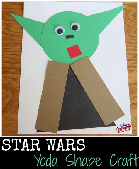 Star Wars Yoda Shape Craft Toddler Approved