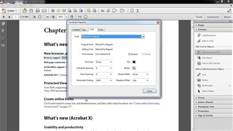 How To Edit Text In Acrobat Youtube
