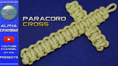 Maybe you would like to learn more about one of these? How to make a Paracord Cross Cobra weave Tutorial Simple ...