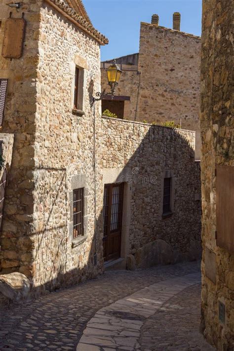 Beautiful Old Stone Houses In Spanish Ancient Village Pals In Costa
