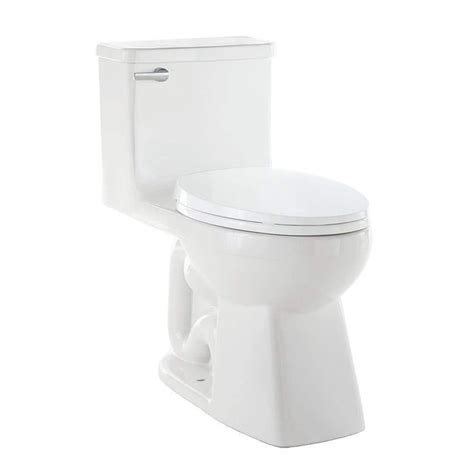 Glacier Bay Power Flush 1 Piece 128 Gpf Single Flush Elongated Toilet